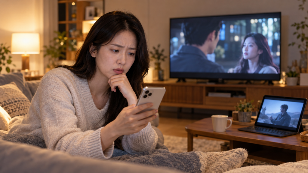 웨이브 동시접속 제한이 뜰 때, 다른 기기 종료와 이용권 변경을 구분하는 법