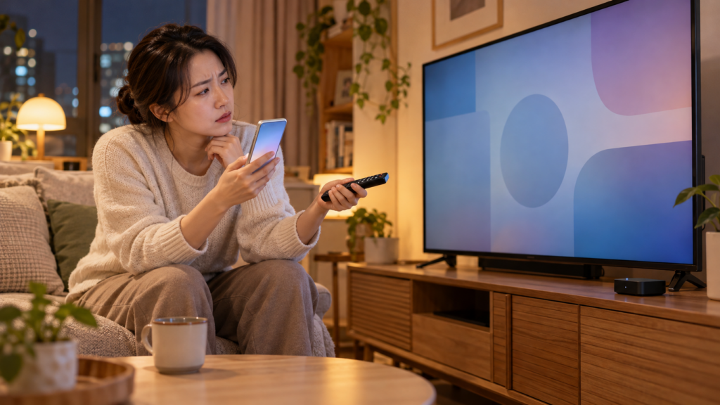 왓챠 TV 앱이 안 보일 때, TV 지원 여부부터 확인하는 순서